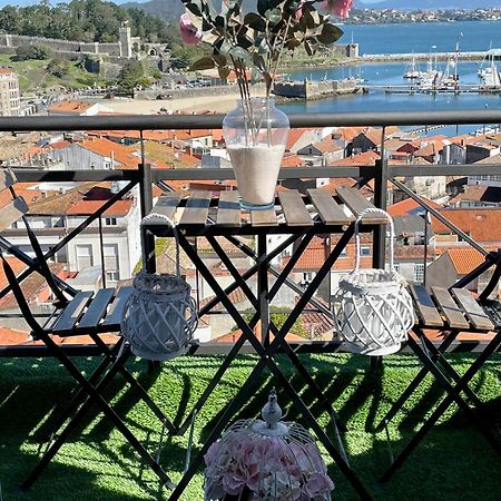 Estudio Impresionantes Vistas Con Terraza Y Piscina Baiona Buitenkant foto