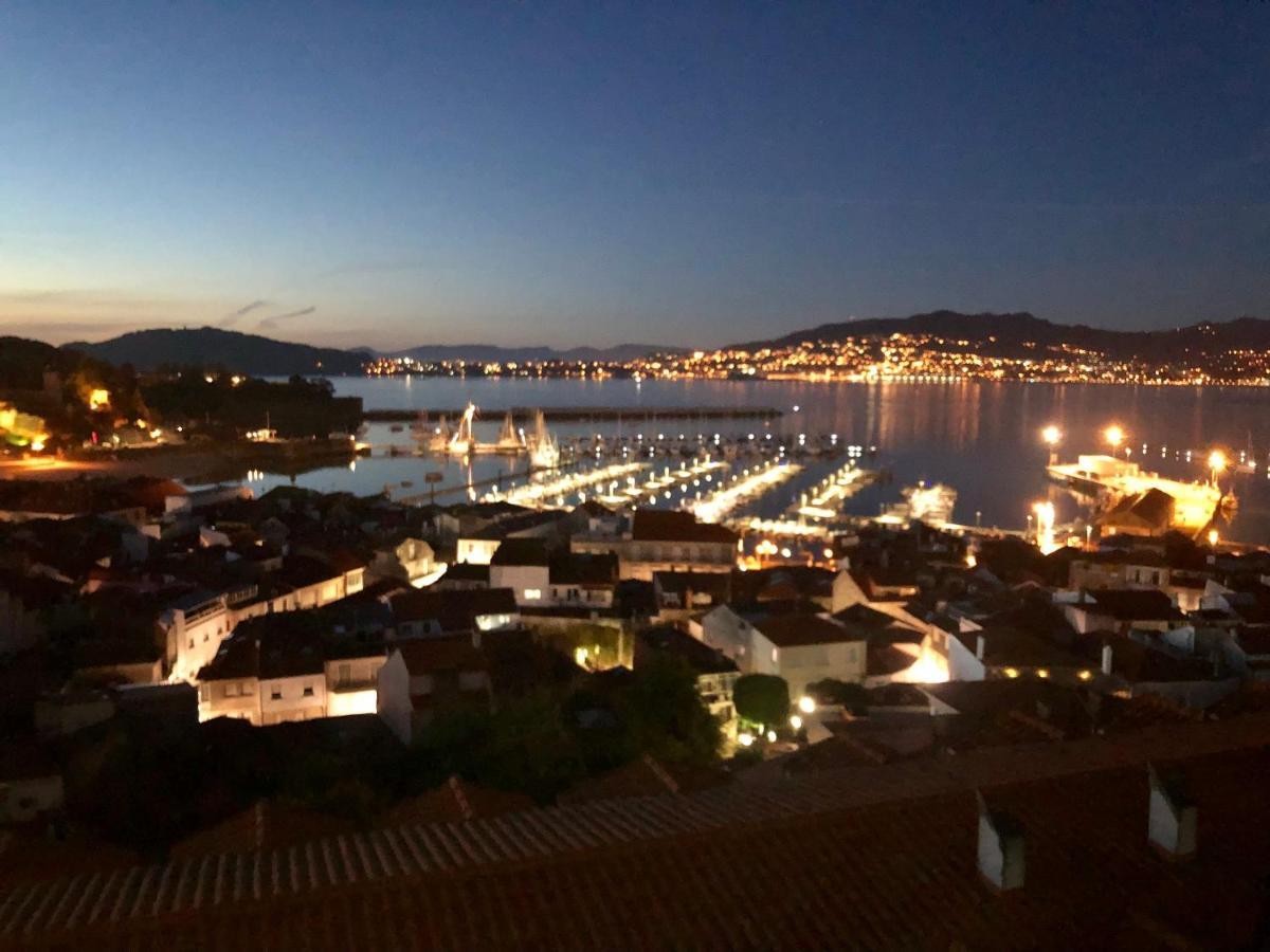 Estudio Impresionantes Vistas Con Terraza Y Piscina Baiona Buitenkant foto